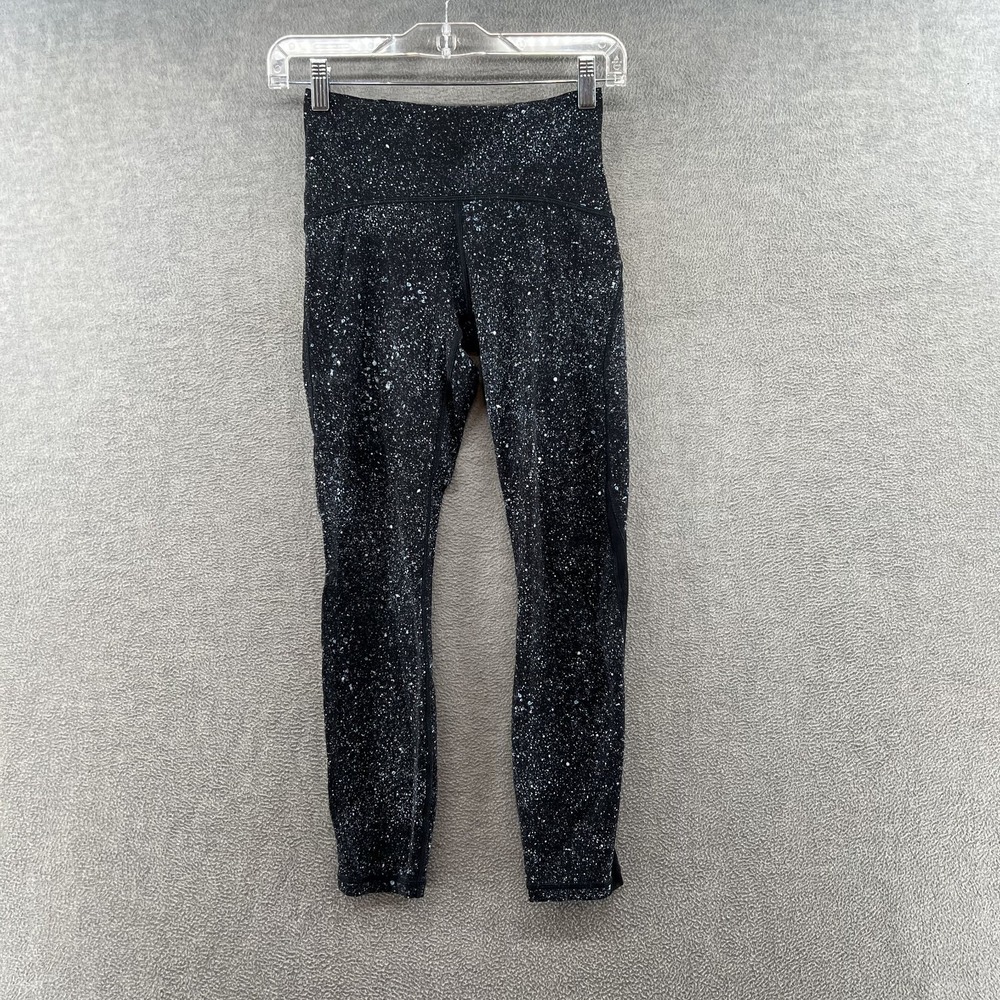 Lululemon Womens Size 4 galaxy outer space print high waisted Leggings